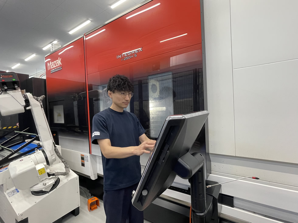 仕事中の様子